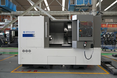 dmtg 2 axis slant bed cnc lathe ct40