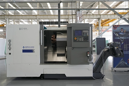 dmtg 3 axis 4 axis slant bed cnc lathe dt40h